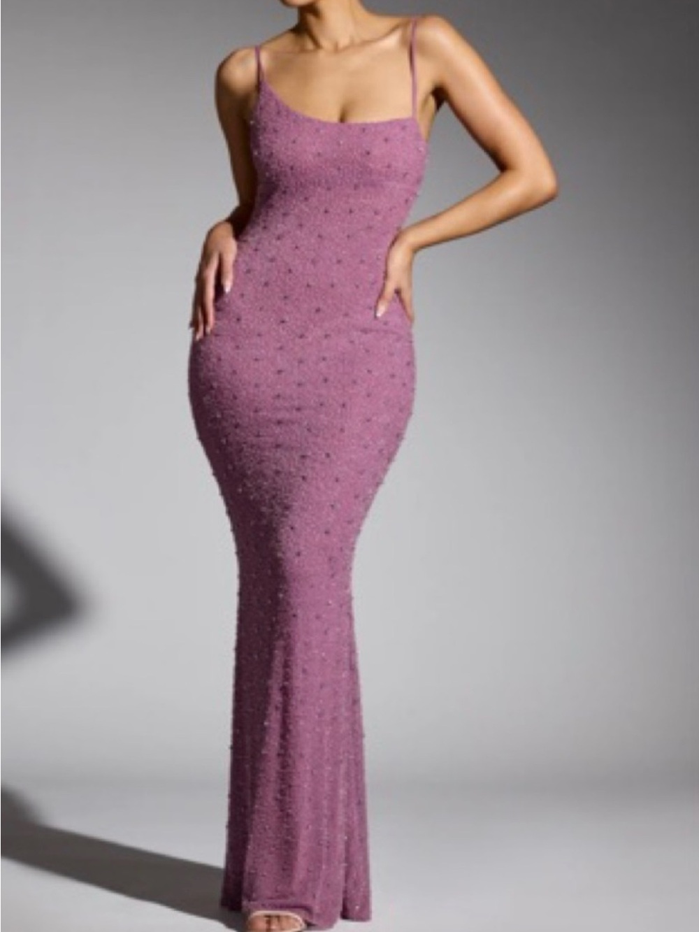 Oh Polly Embellished Long Dress